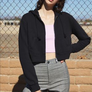 John Galt Black Crystal Hoodie